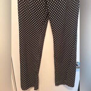 PrettyLittleThing Black and White Polka Dot Trousers